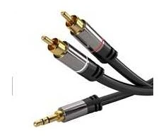 PremiumCord PREMIUMCORD kabelis, Jack 3.5mm-2xCINCH M/M 1,5m
