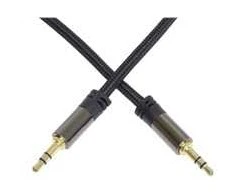 PREMIUMCORD laidas, ekranuotas, lizdas 3,5 mm - lizdas 3,5 mm M/M 1,5 m