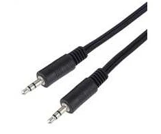 PremiumCord kabelio lizdas 3,5 mm, M/M, 1 m