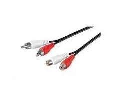 Kabelis PremiumCord RCA (Cinch) x2 - RCA (Cinch) x2 2m juoda (kjackcmf2-2)