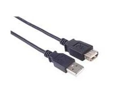Premiumcord USB 2.0 extension cable, A-A, 0.5m juodas