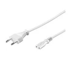 PremiumCord 230V maitinimo laidas prie magnetofono 2m baltas