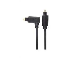 PremiumCord Cable Toslink – Toslink 90°, kabelio storis: 4,0 mm, ilgis 2 m