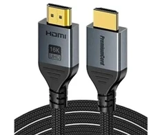 PremiumCord Kabelis Ultra HD HDMI 2.2 16K@60Hz, 8K@240Hz, 4K@480Hz, pozlacený, 5m