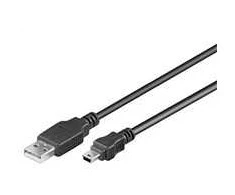 USB kabelis PremiumCord Kabelis PremiumCord USB 2.0, AB mini, 5- pin, 0.5m