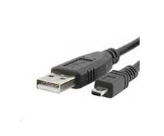 USB kabelis PremiumCord USB-A - miniUSB 2 m Juoda (ku2m2d)