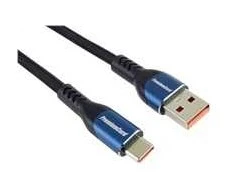 Kabelis USB PremiumCord USB-A - USB-C 1 m Mėlyna (ku31cy1)