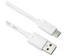 USB laidas PremiumCord USB-A - USB-C 1 m Balta (ku31ck1w)