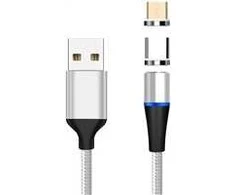 Kabelis USB PremiumCord microUSB - USB-C 1 m Baltai-juoda (ku2m1fgi)
