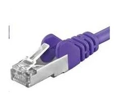 PremiumCord PREMIUMCORD Patch kabelis CAT6a S-FTP, RJ45-RJ45, AWG 26/7 7m fialová