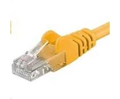 PREMIUMCORD Patch kabelis UTP RJ45-RJ45 CAT5e 15m geltonas