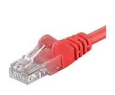 PremiumCord Patch kabelis UTP RJ45-RJ45 CAT6 5m raudona