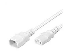PREMIUMCORD Prailginimo kabelio maitinimo tinklas 230V, C13-C14, baltas 3m
