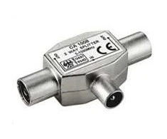 „PremiumCord“ televizoriaus antenos kombainas-dalytuvas IEC 75 Ohm 1xM-2xF