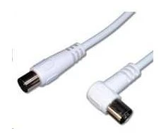 „PremiumCord“ antenos kabelis, 3 m, baltas (ktmf03U)