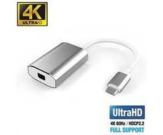 „PremiumCord“ USB-C į mini DisplayPort adapteris, 4K*2K@60Hz raiška
