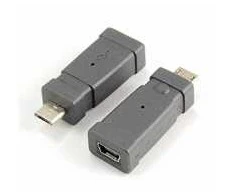 PremiumCord USB redukce Mini 5 PIN/female - Micro USB/male