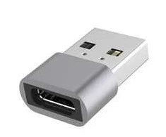 PremiumCord Aliuminio USB C female - USB2.0 A Male adapter