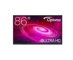 Monitorius Touch Optoma 86 kalibras 1861RK 4K UHD, 8 GB RAM / 64 GB ROM, 40 pirštų lietimui jautrus ekranas, „Android 14“