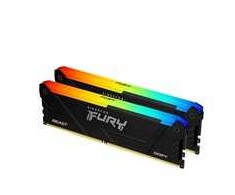 RAM „Kingston KF432C16BB2AK2/64“ 64 GB 3200 MT/s DDR4 CL16 DIMM (2 vnt. rinkinys) „FURY Beast RGB“ | „Kingston“