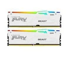 RAM Kingston KF568C34BWEAK2-32 32GB 6800MT/s DDR5 CL34 DIMM (Kit of 2) FURY Beast Baltas RGB EXPO | Kingstonas
