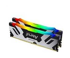 RAM Kingston KF564C32RSAK2-64 64GB 6400MT/s DDR5 CL32 DIMM (2 komplektas) FURY Renegade RGB XMP | Kingstonas