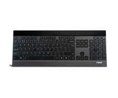 RAPOO klaviatūra E9270p USB, multimedija, belaidė, juoda, CZ