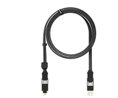 Riedantis kvadratas „inCharge XL“ 2 m, juodas