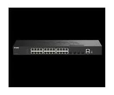 Šakotuvas D-Link DGS-1530-28/E 24-Port Gigabit Stackable Smart Managed Switch | D-Link