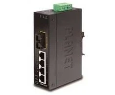 Šakotuvas Switch Planet PLANET ISW-511TS15 łącza jungiama į tinklą Nie zarządzany L2 Fast Ethernet (10/100) Mėlyna
