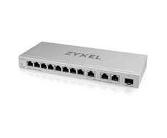 Šakotuvas ZYXEL XGS1250-12 V2, 12-PORT GIGABIT WEBMANAGED DESKTOP SWITCH WITH 8 PORT 1G + 3-PORT MULTIGIG 1/2.5/5/10G + 1-PORT SFP+ (5Y WARRANTY)