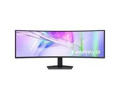 Monitorius - Samsung ViewFinity S9 S49C950UAU 49", Lenktas, Dual QHD, KVM, Juodas