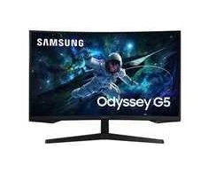 Monitorius SAMSUNG LS32CG552EUXEN 32 colių VA 2560 x 1440 lenktas 1000R 165Hz 300cd/m2 1ms MPRT HDR10 HDMI DP