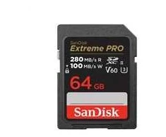 „SanDisk SDSDXEP-064G-GN4IN“ atminties kortelė 64 GB SDXC UHS-II 10 klasė