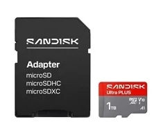 Atminties kortelė Sandisk Ultra PLUS micro SDXC karta 1TB UHS-I, V10, U1, C10, (200MB/s)