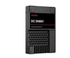 Western Digital SanDisk Enterprise SSD 6.4TB DC SN861, PCIe Gen5, (R:13700, W:7500MB/s), RI-3DW/D BICS6 SE