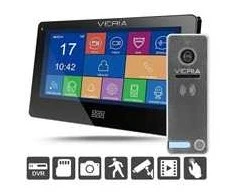 VERIA SET Video durų telefonas 7077C juodas + VERIA 230