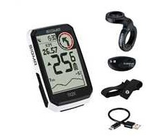 Dviračio kompiuteris SIGMA ROX 4.0 Endurance GPS Baltas HR Set