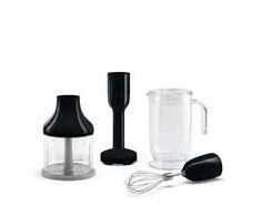 Rankinis Trintuvas - SMEG HBAC11BL 1.4L Matuoklis, 500ml Smulkintuvas, Plakiklis, Kočėlas Juodas