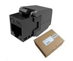 Solarix Keystone CAT6 UTP RJ45 juoda savisriegė SXKJ- 6-UTP- BK- SA