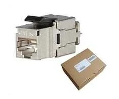Solarix MULTIPACK 24 vnt - greito pjovimo kertinis akmuo CAT5E STP RJ45 juodas SXKJ-5E-STP-BK-NA