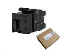 Solarix MULTIPACK 24 vnt - greito pjovimo kertinis akmuo CAT6 UTP RJ45 juodas SXKJ-6-UTP-BK-NA