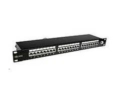Solarix Patch panel 19" 1U 24x RJ-45 Cat.6 STP (SX24-6-STP-BK)