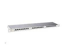 Solarix Patch skydelis 24xRJ45 CAT6 STP su rišimo juostele 0,5U SX24HD-6-STP-SL