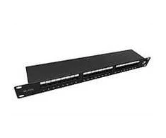 SOLARIX Patch skydelis 24 x RJ45 CAT5E STP 1U SX24-5E-STP-BK-N