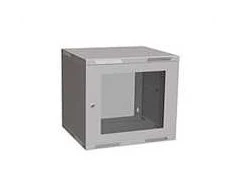 Solarix sulankstoma sieninė spinta SENSA LITE 9U 450mm, durelių stiklas, RAL 7035 SENSA-L-9U-545-11-G