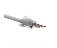 Solarix Universal EASY jungtis RJ45 CAT5E STP 8p8c laidui ir veidui / 100 vnt SXRJ45-5E-STP-EASY