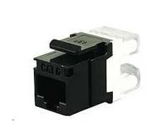 Solarix Keystone CAT6 UTP RJ45 juoda SXKJ-6-UTP-BK