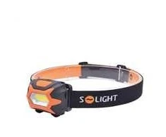Solight Šviesus LED priekinis žibintas, 3W COB, 3x AAA