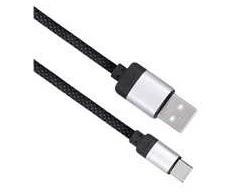 Solight magnetický USB-C kabelis, USB 2.0 A konektor - USB-C konektor, 1m